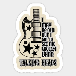 talking heads Sticker